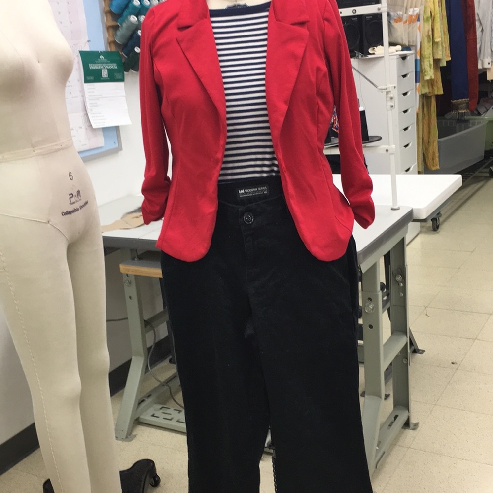 Wide leg curvy fit trouser petite
